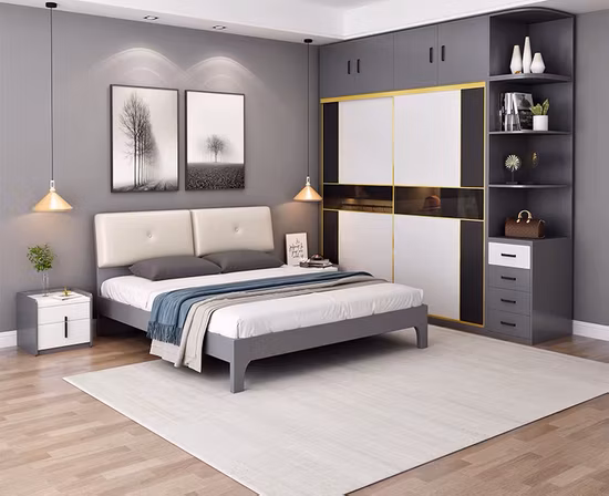 Bedroom Furniture Space Saving Wall Mounted Modern Transformable Folding Sofa Wall Wood Bed with Sofa